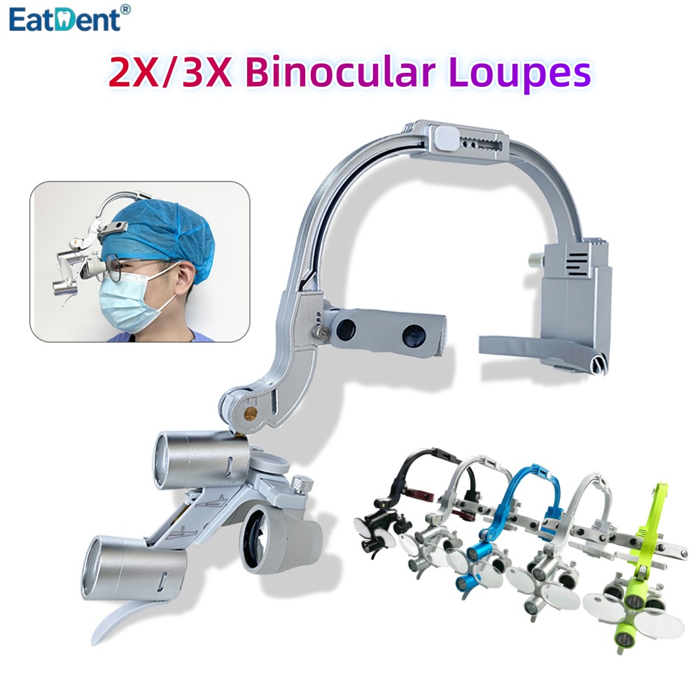 Magnifier With Light - 2.5X/3.5X Dental LED Head Light Binocular
