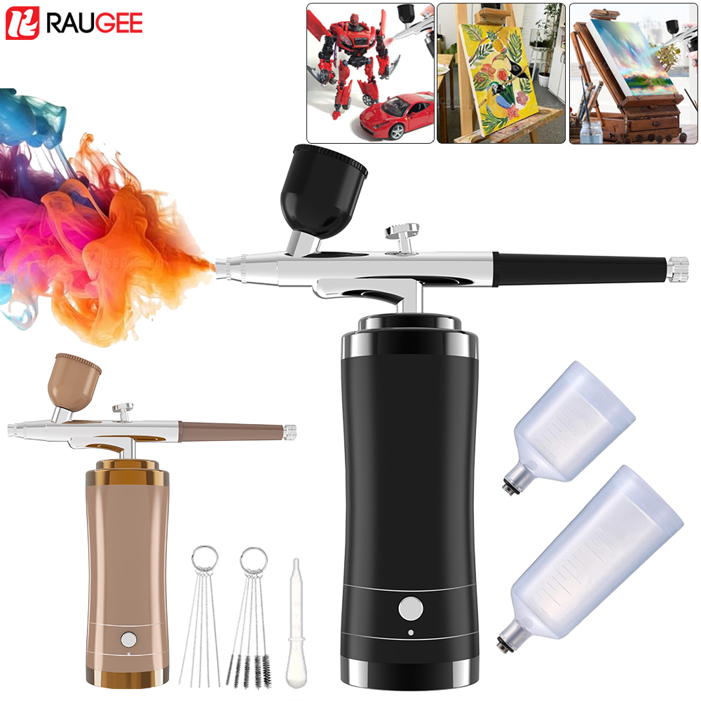 Model Kit Weapons - Airbrush Cordless Airbrush Kit With Compressor
