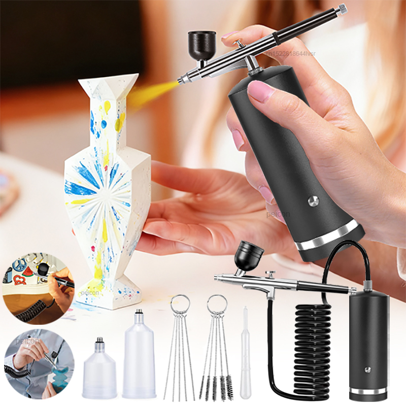 Model Kit Weapons - Airbrush with Compressor Paint Spray Gun
