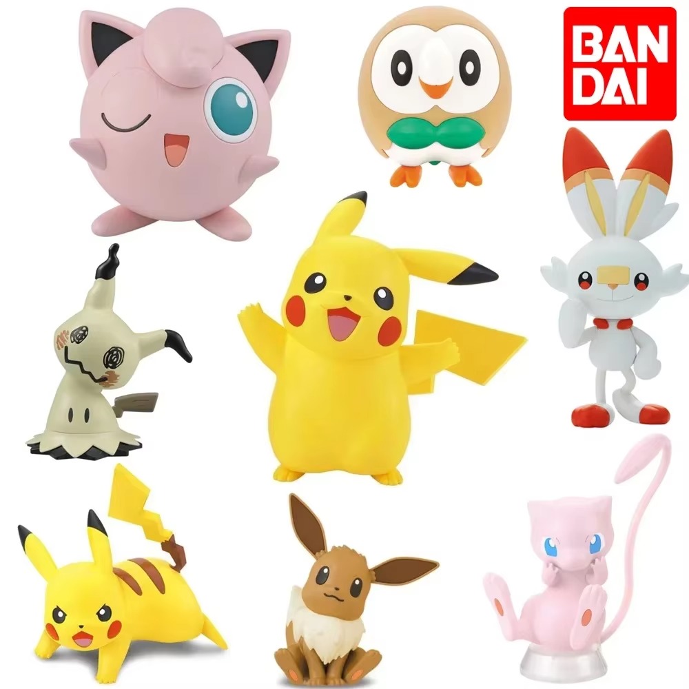 Model Kit Kyogre - BANDAI Original Pokemon PLAMO Model Pikachu