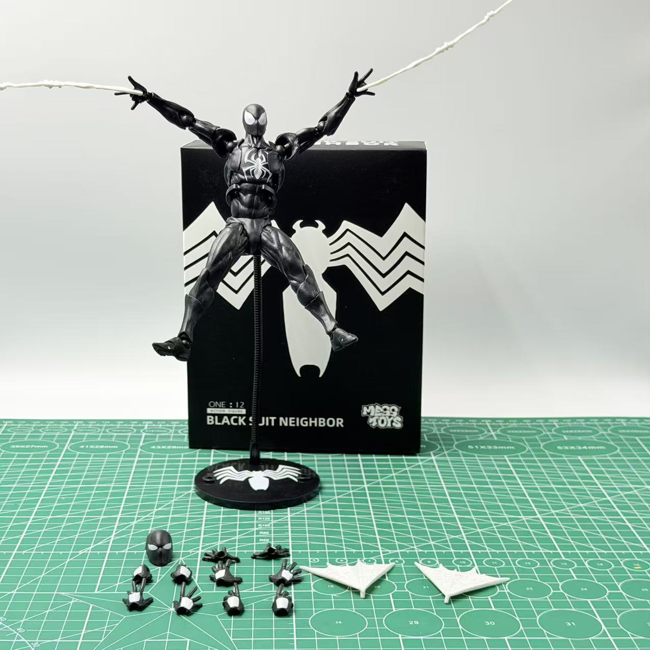 Model Kit Spiderman - Bandai Symbiote Spider-Man Black Venom Suit