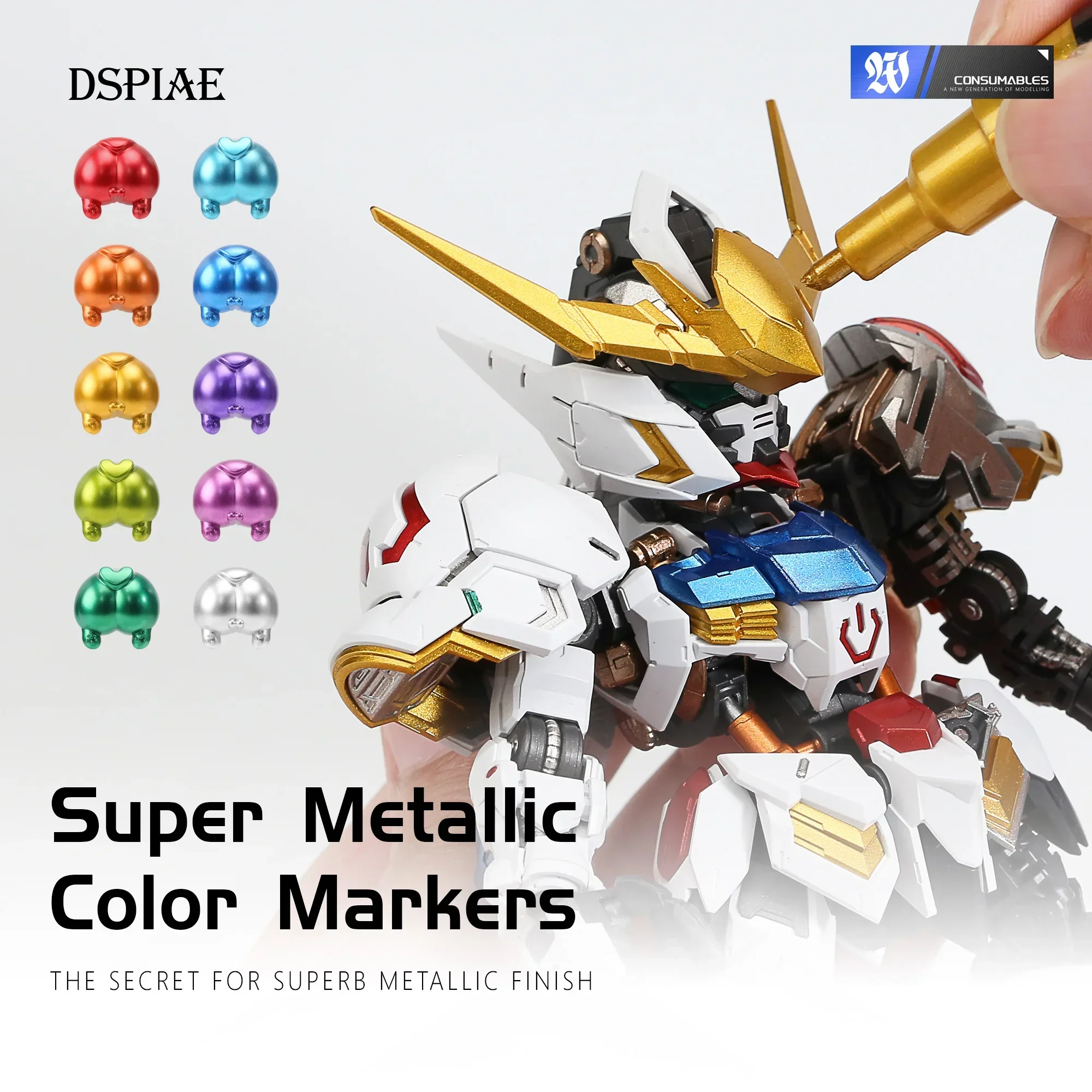 DSPIAE MKA Super Metallic Mark - Metallic Paint Set recension och pris
