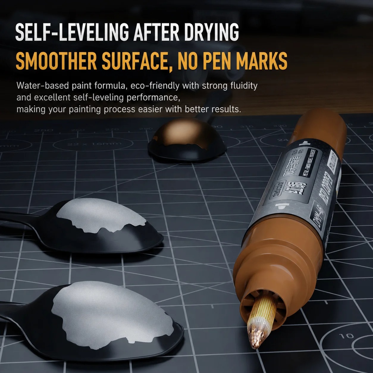 Stedi Dual Nib Metallic Water  - Metallic Paint Set recension och pris