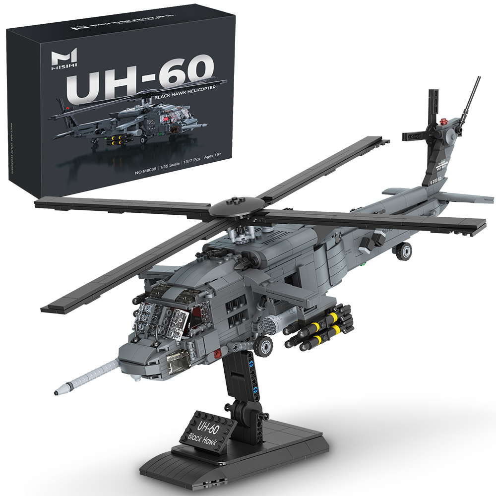 MISINI M8039 1:35 UH-60 Black  - Model Kit Helicopter recension och pris