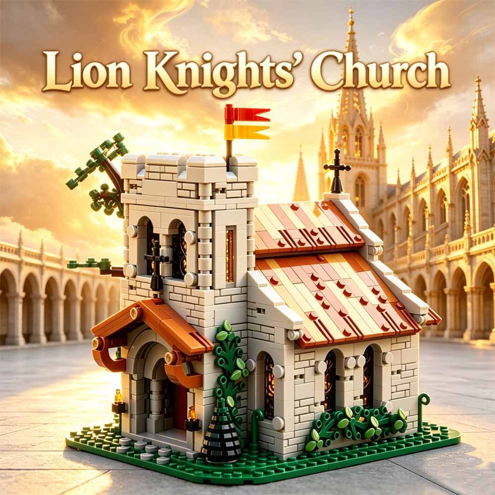 Medieval Lion Knights Church B - Model Kit Knight recension och pris