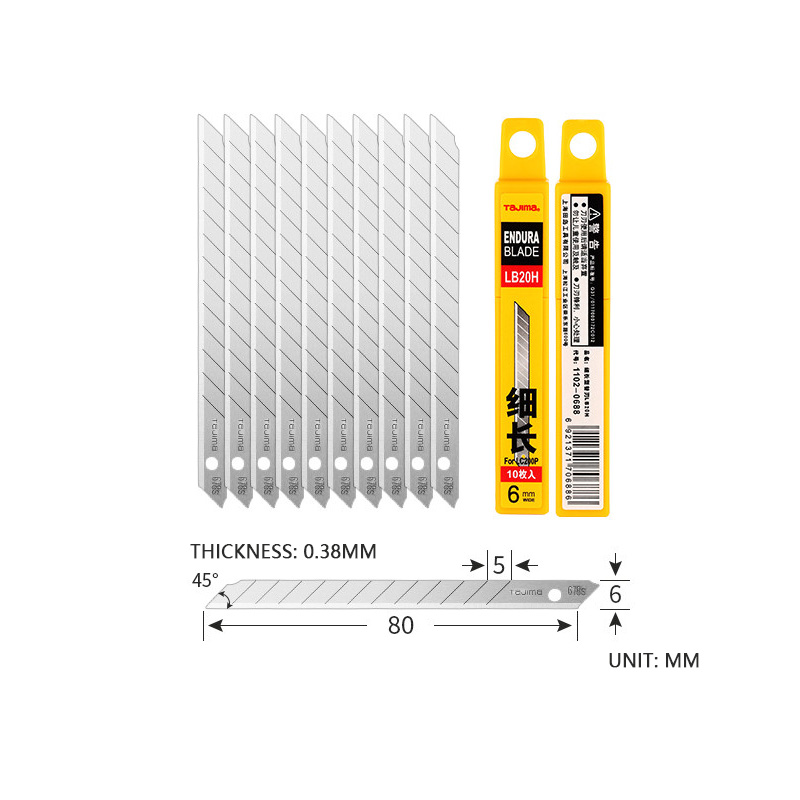TAJIMA LB20H 6mm Spare Blade 1 - Metallic Paint Set recension och pris