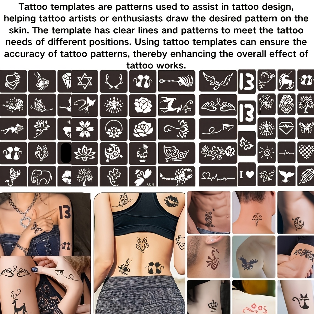 Temporary Tattoo Marker Set 10 - Metallic Paint Set recension och pris