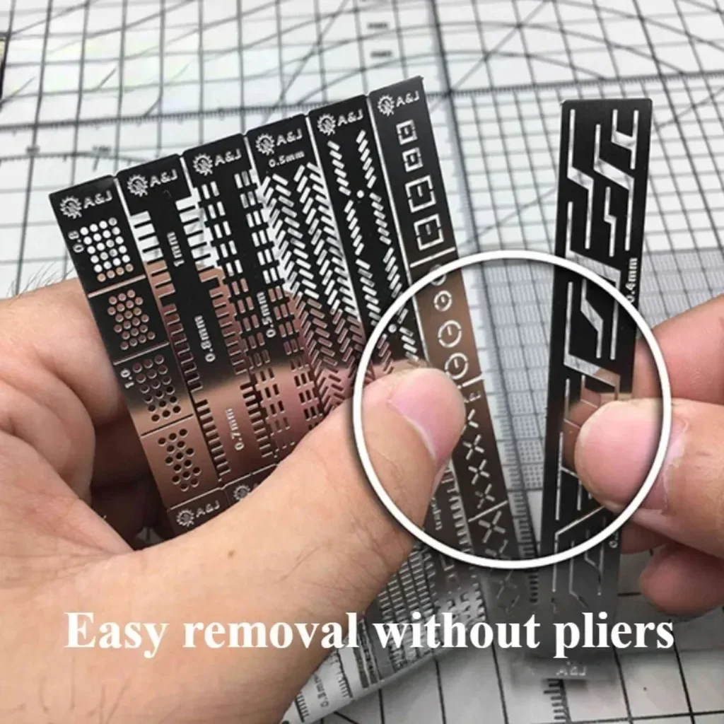 13 In 1 Carving Ruler Drill Ho - Metallic Paint Set recension och pris