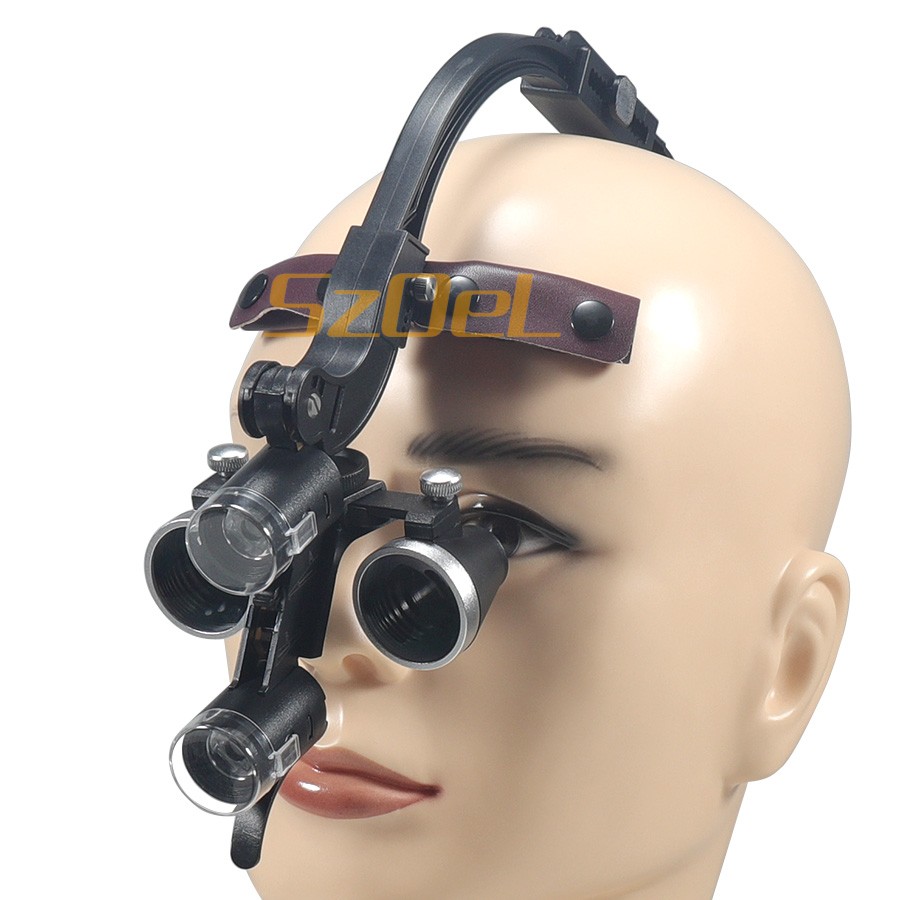 2.5X/3.5X Dental Binocular Mag - Magnifier With Light recension och pris