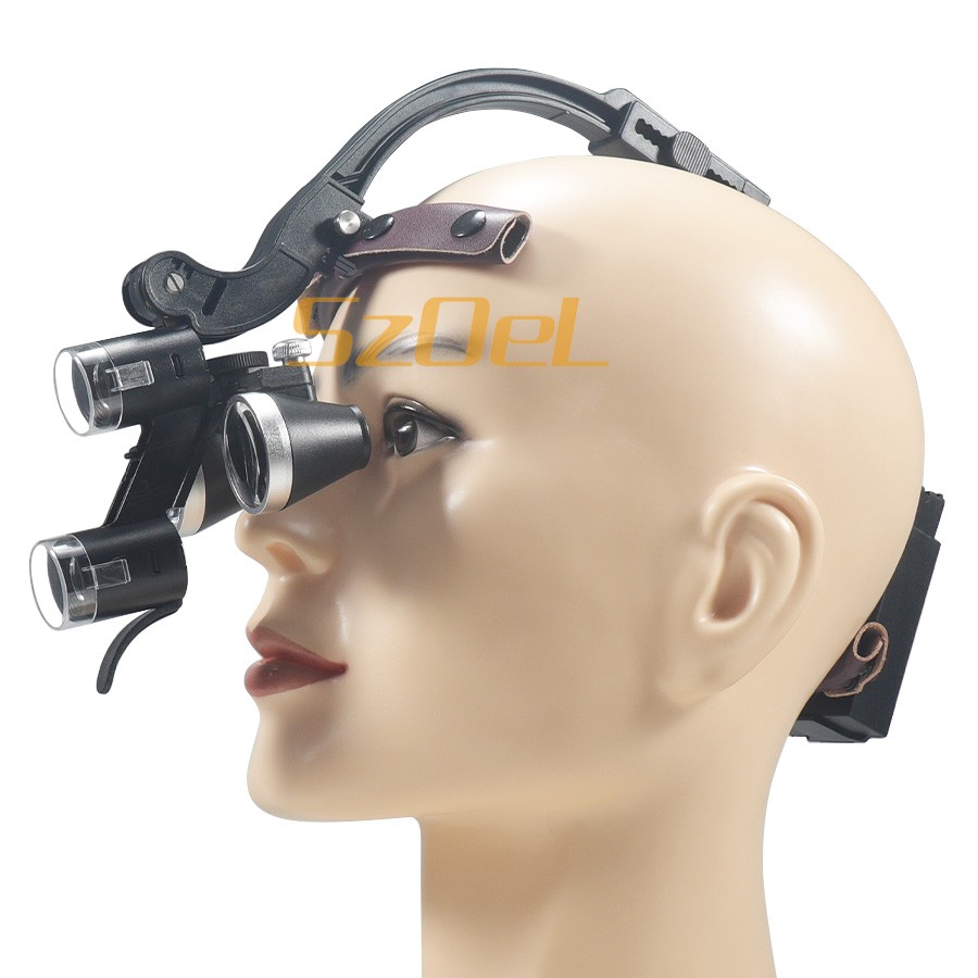 2.5X/3.5X Dental Binocular Mag - Magnifier With Light recension och pris