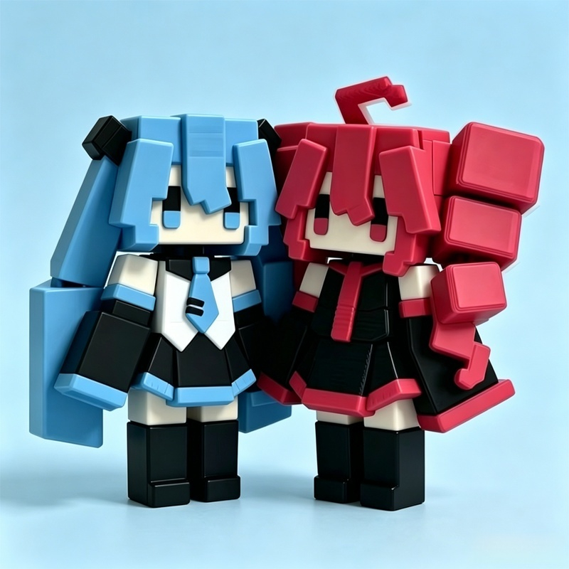 5cm 3 Miku Teto Yabe Cute Pixe - Model Kit Pacific Rim recension och pris