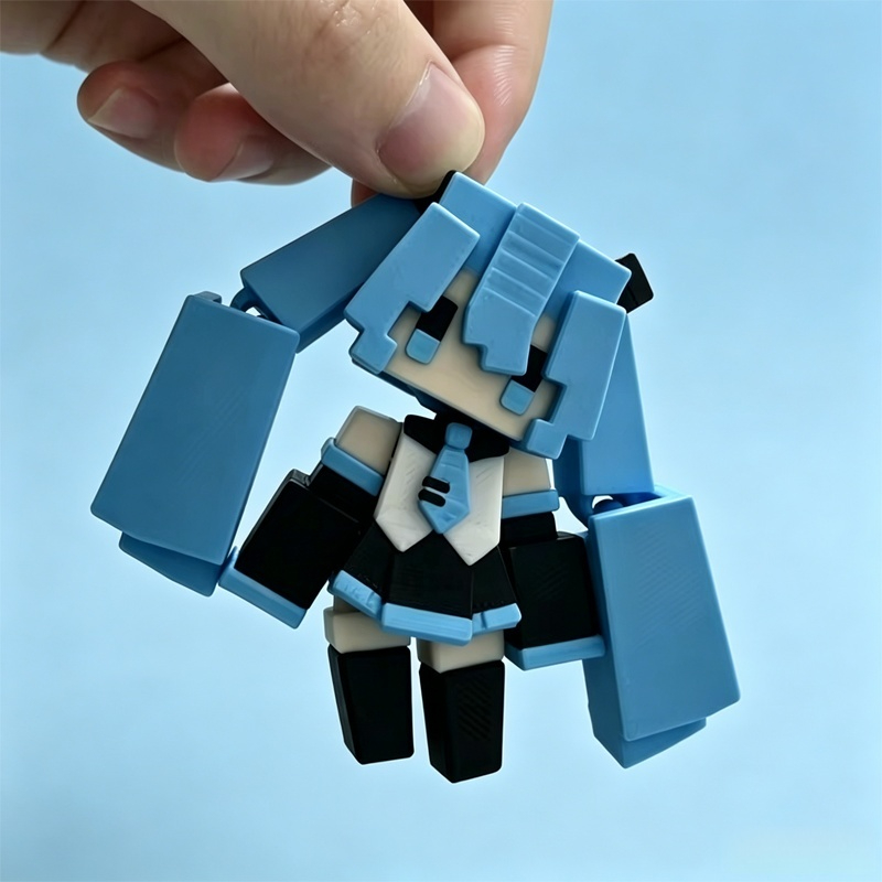 5cm 3 Miku Teto Yabe Cute Pixe - Model Kit Pacific Rim recension och pris