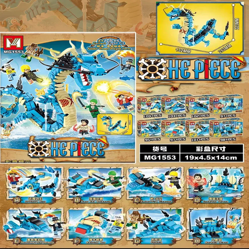 8in1 One Piece Building Blocks - Model Kit Companies recension och pris