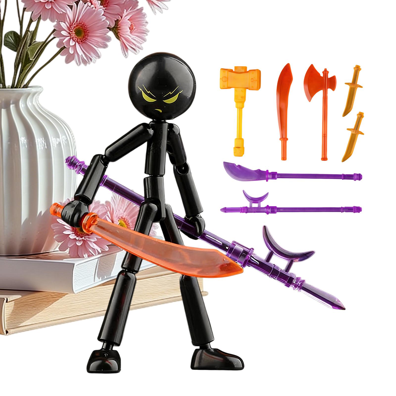 DIY Poseable StickMan Figure K - Model Kit Weapons recension och pris