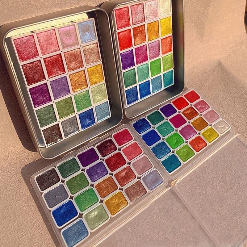 Pearlescent Paints Portable 20 - Metallic Paint Set recension och pris