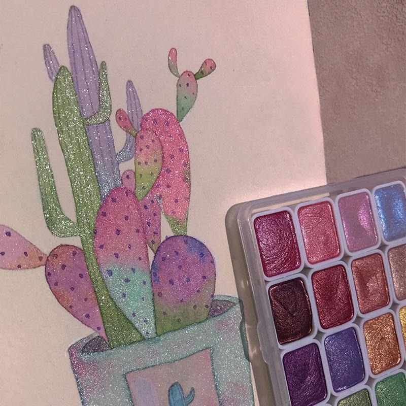 Pearlescent Paints Portable 20 - Metallic Paint Set recension och pris