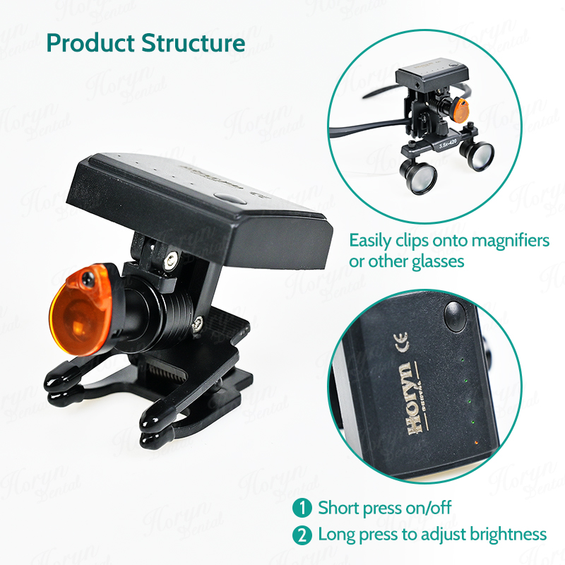 Dental 5W Wireless LED Headlig - Magnifier With Light recension och pris