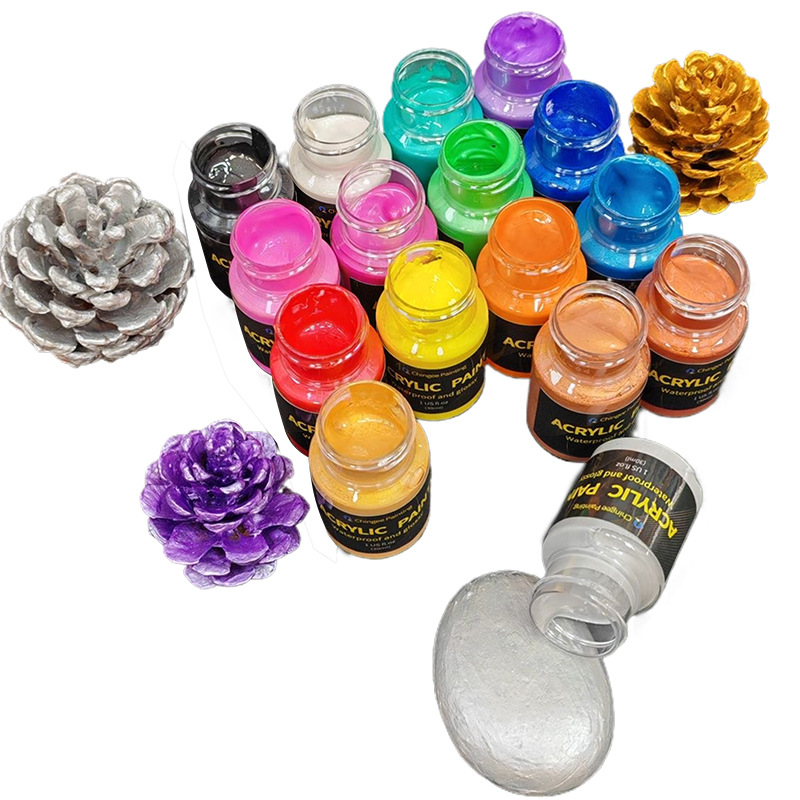 6/ 9/16 Colors 30ml Pearlescen - Metallic Paint Set recension och pris