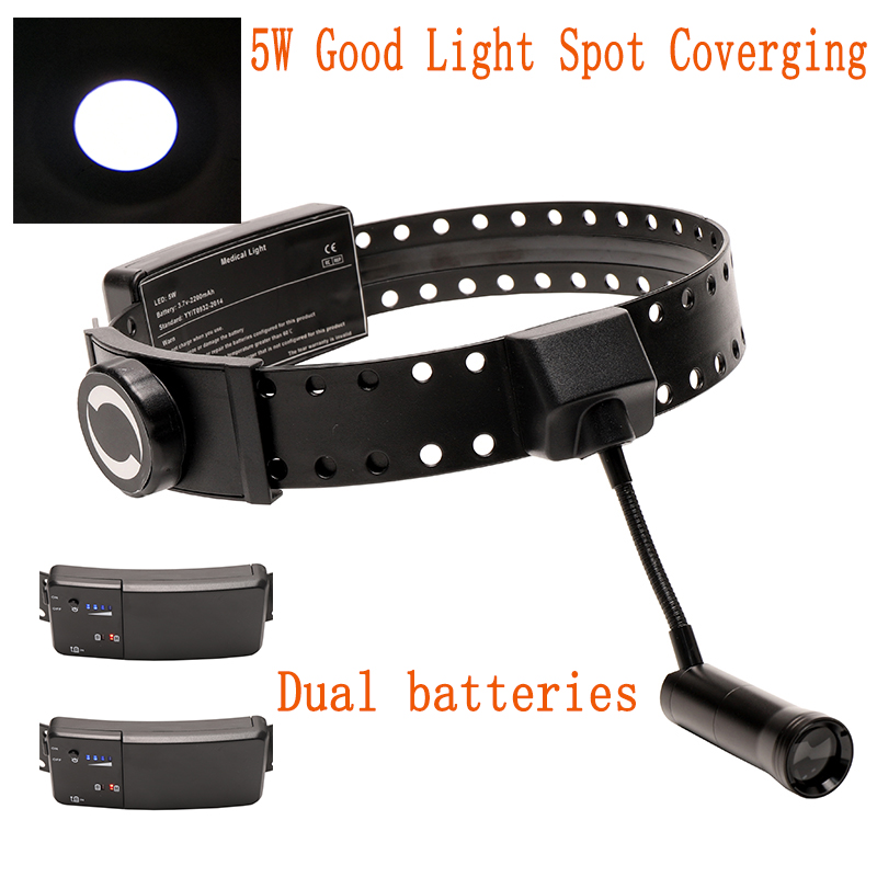 Dental Headlight 5W LED Light  - Magnifier With Light recension och pris