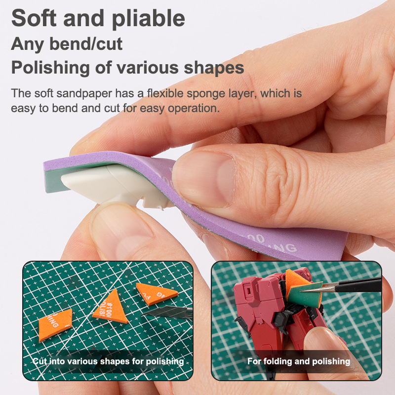 9Pcs/set 400~1200 Semi-rigid S - Model Kit Tools recension och pris